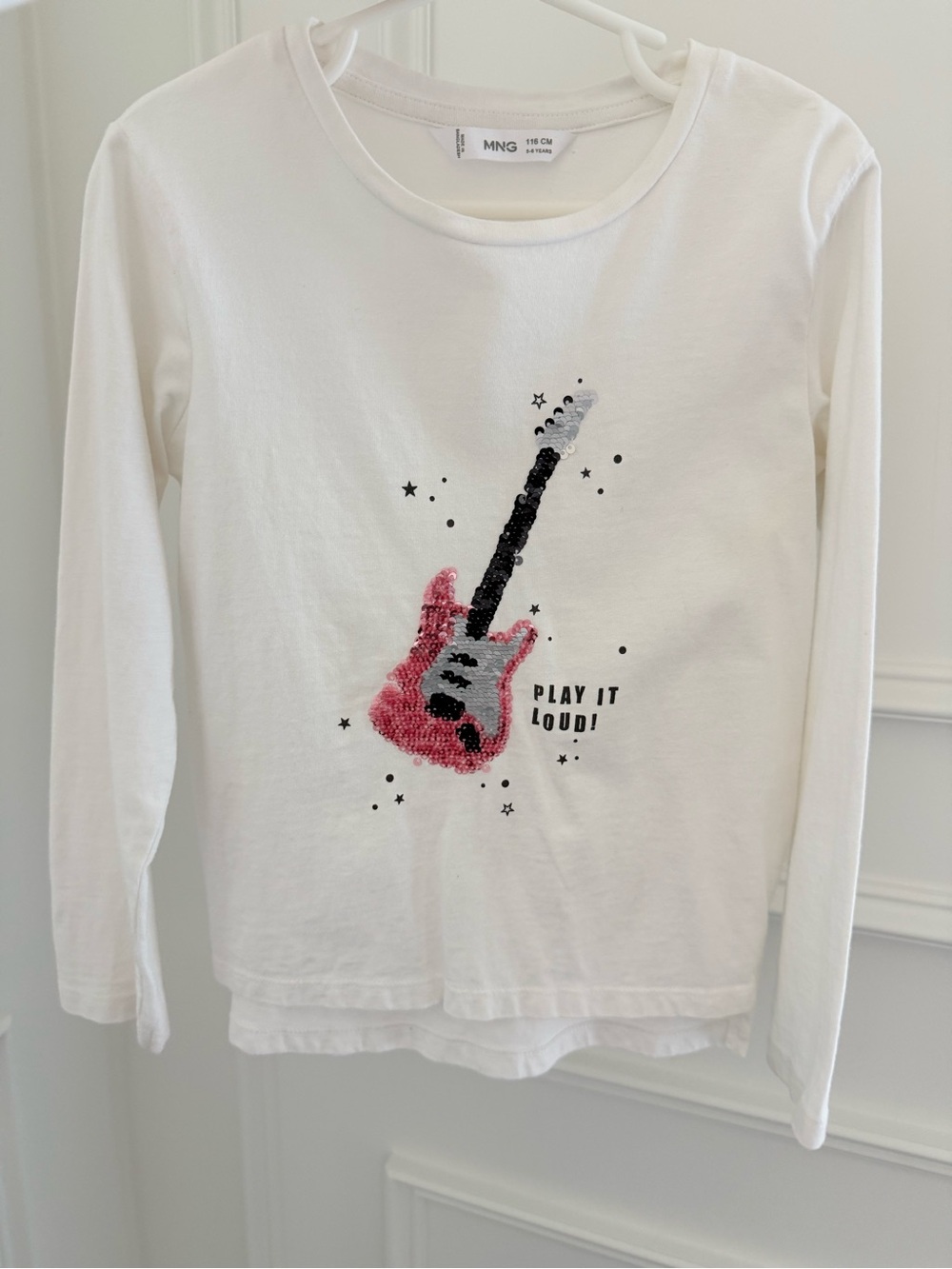 MANGO Guitar tee sz 5-6